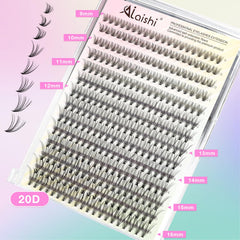 AILAISHI Lash Clusters band 0.045mm ultra-thin provides comfortable all-day wear.