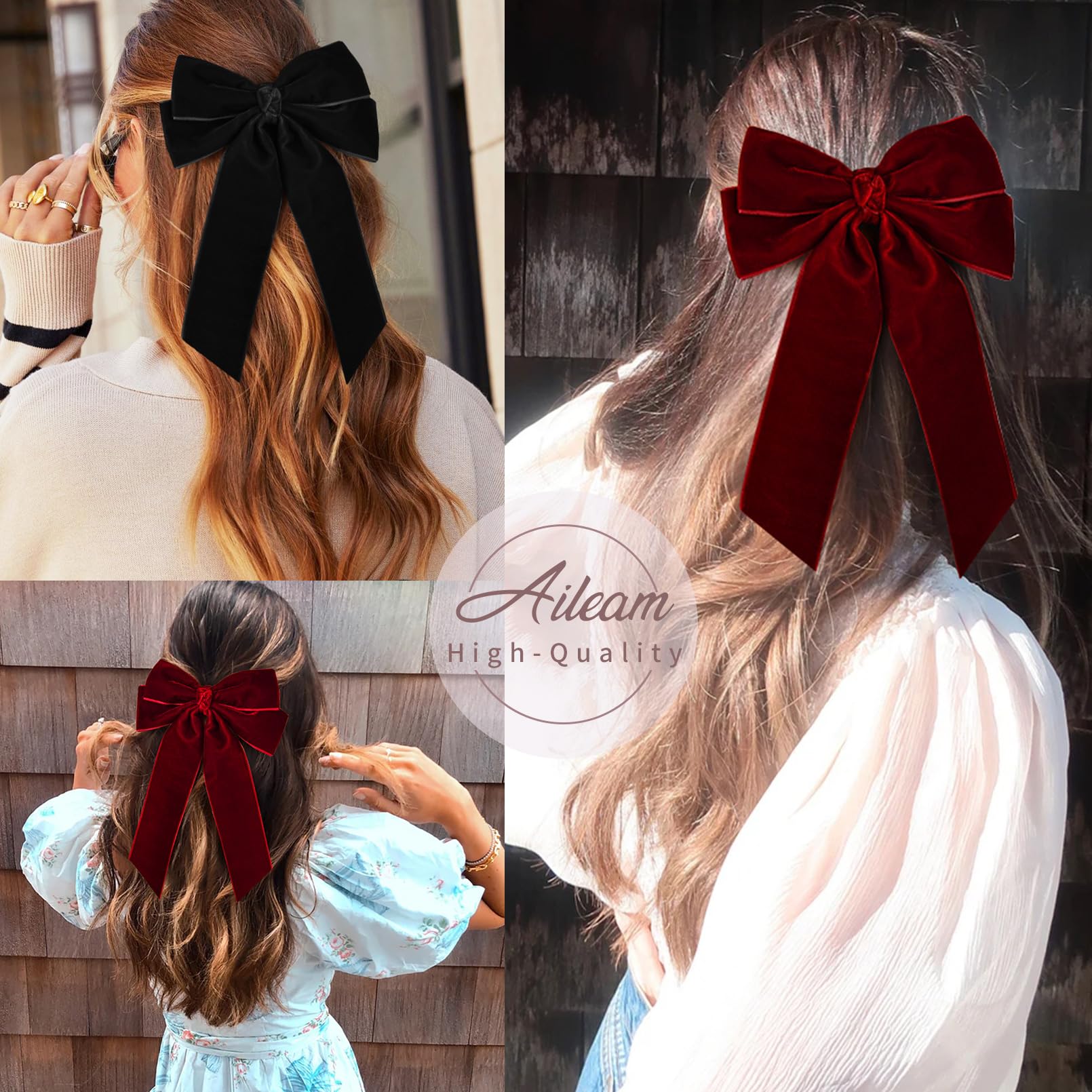 Aileam alligator clip close-up demonstrates sturdy grip for all-day wear.