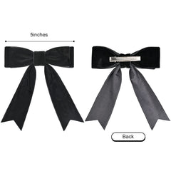 Aileam velvet bow pair 2pack provides versatile styling options.