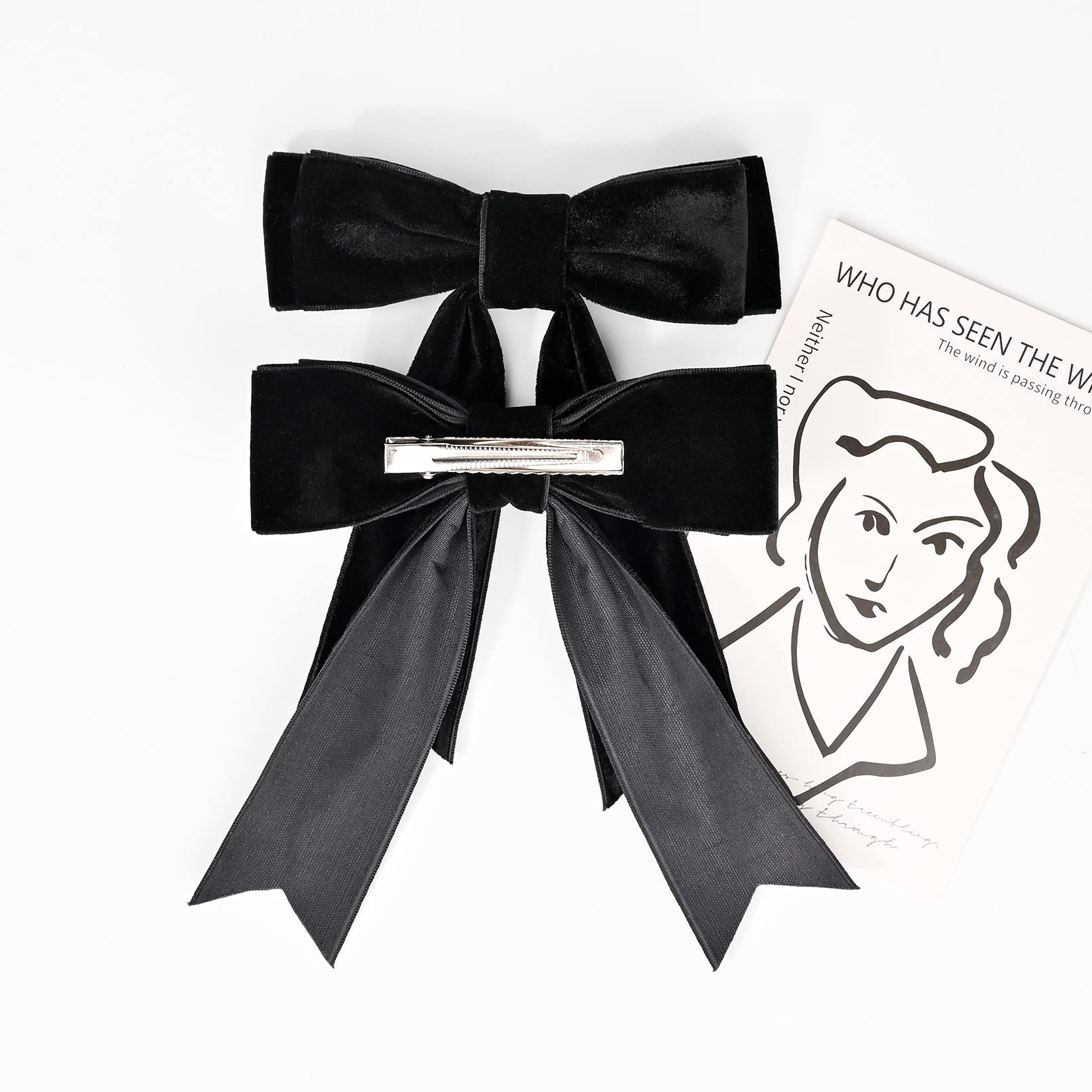 Aileam velvet bow party ready accent for celebrations.