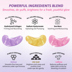 AILEORY patches hydrated with collagen and hyaluronic acid