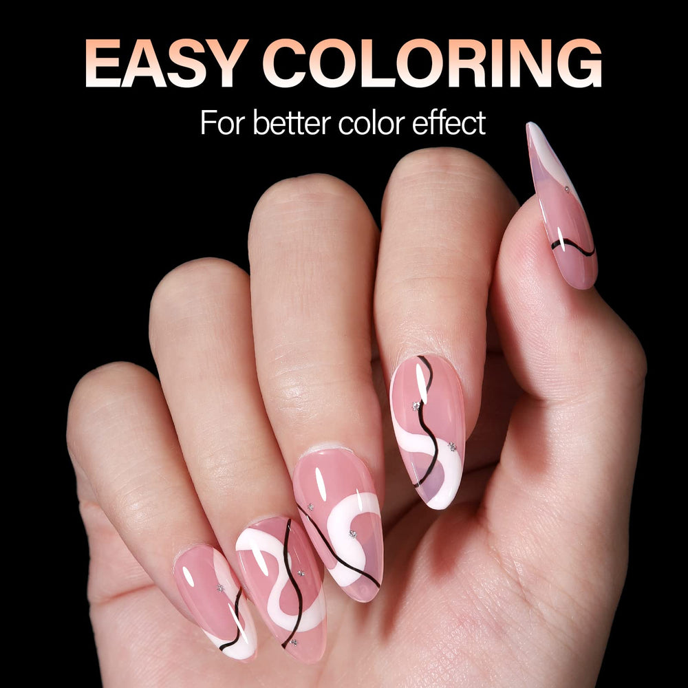 AILLSA Almond Nail Tips size labels help quick matching for DIY nails.