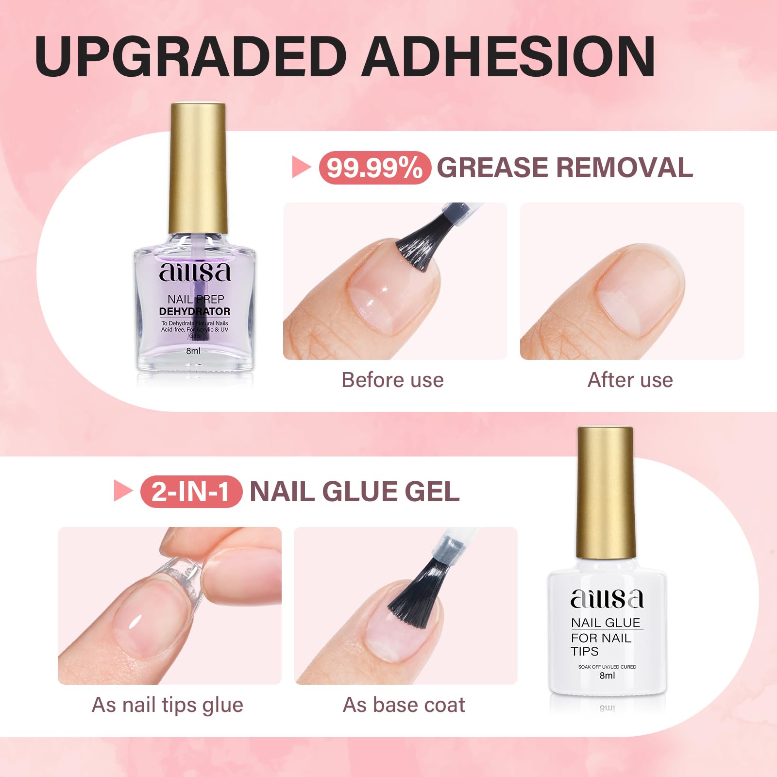 AILLSA nail-lamp-uv-led compact 4-bead curing