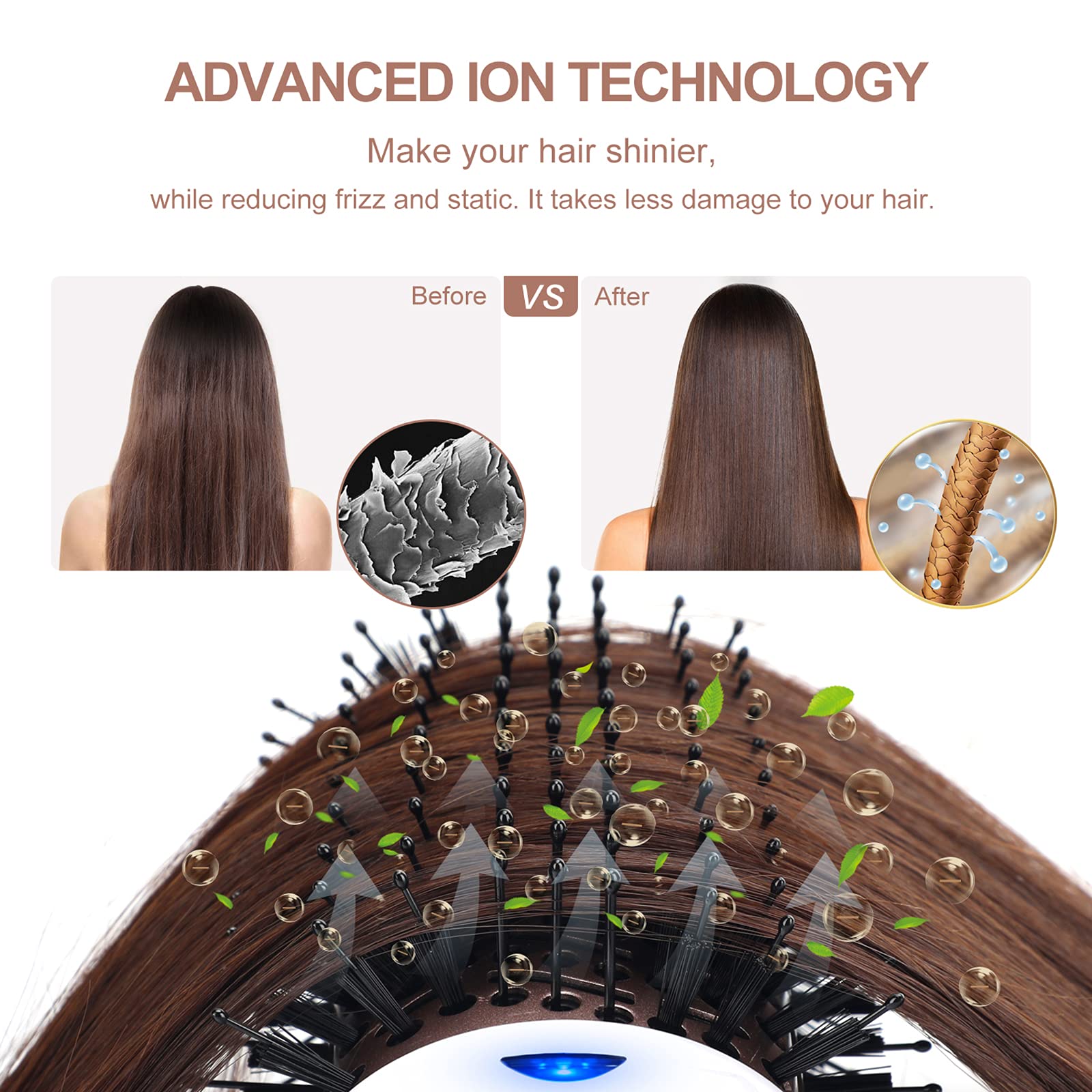 Aima Beauty 360-degree swivel cord allows easy movement during styling