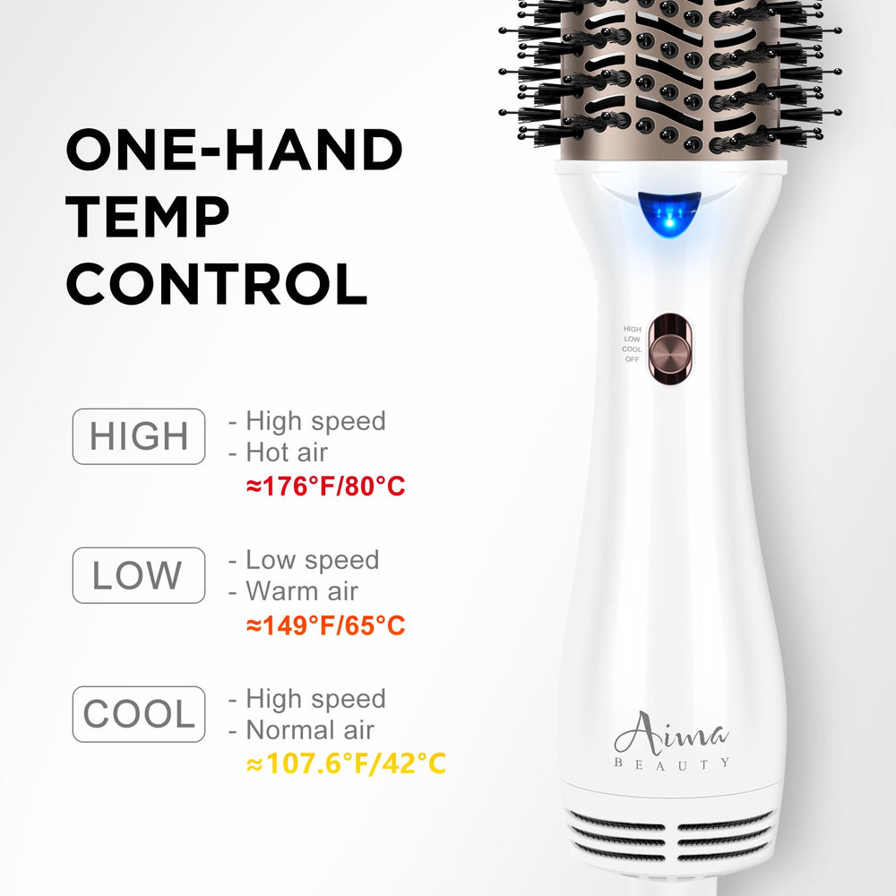 Aima Beauty ETL-certified hair dryer for safe home use