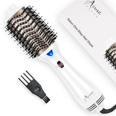 Aima Beauty One Step Dryer-Volumizer White hair tool for volume and shine