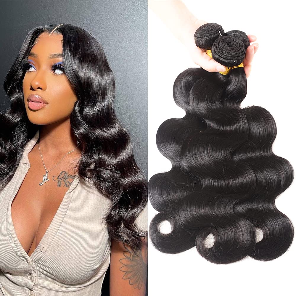 AIMAKER Aspumod 12A bundles pack with natural body wave for full-head coverage