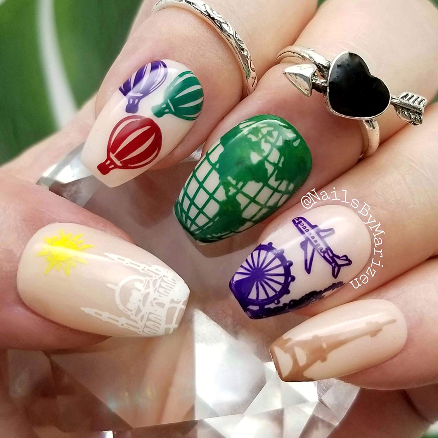 Duración estimada de 28 días para manicura con AIMEILI.