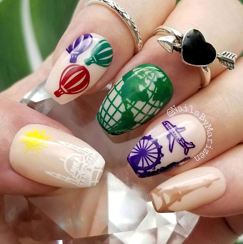 Duración estimada de 28 días para manicura con AIMEILI.