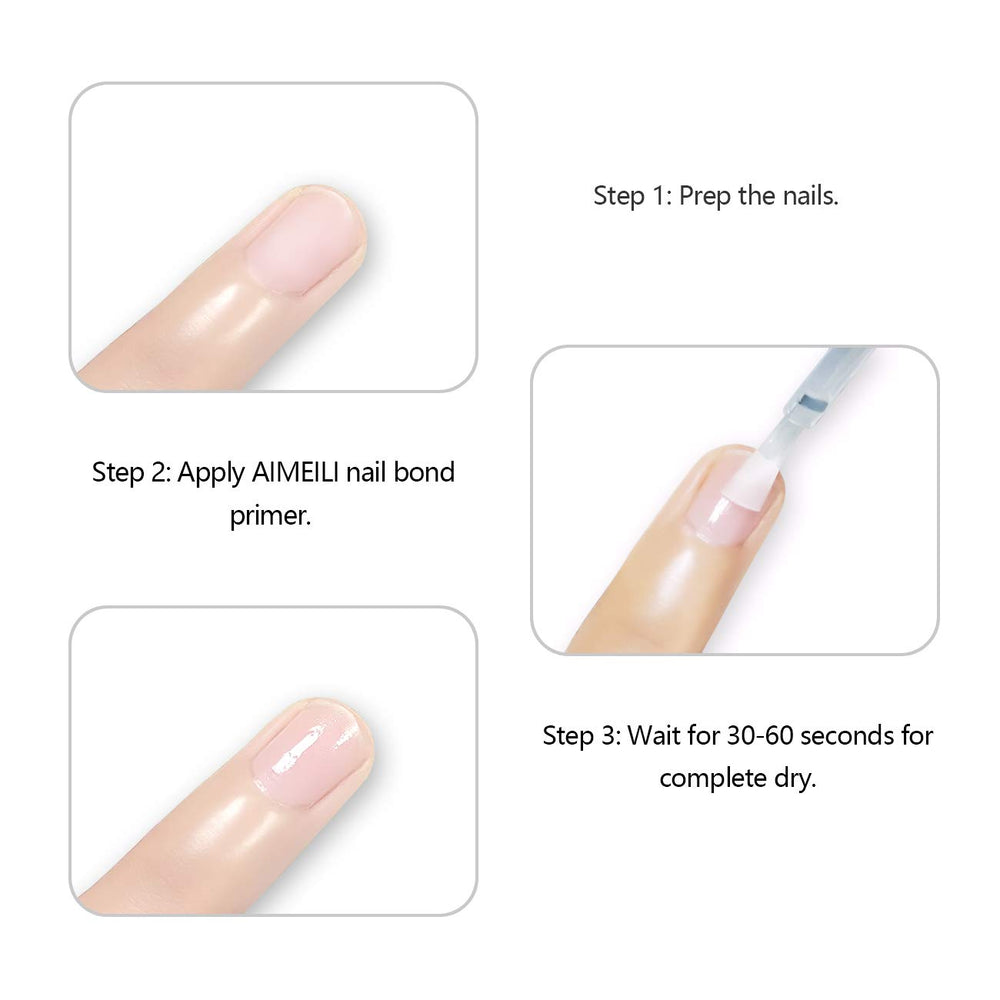 AIMEILI Nail Prep Bond Primer home-use scene for DIY manicure