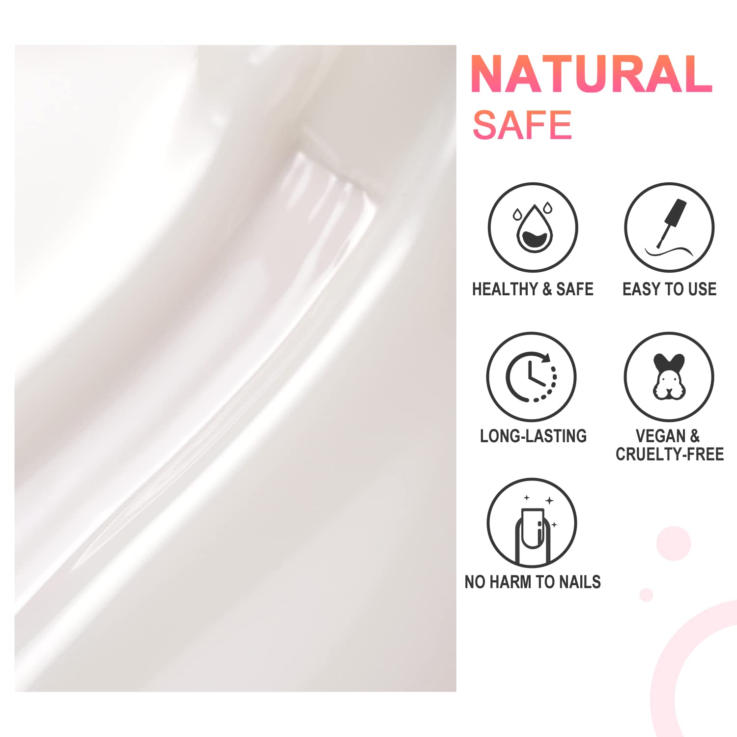 AIMEILI safety reminder emphasizing the skin test before manicure.