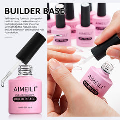 AIMEILI vegan cruelty-free logos on packaging