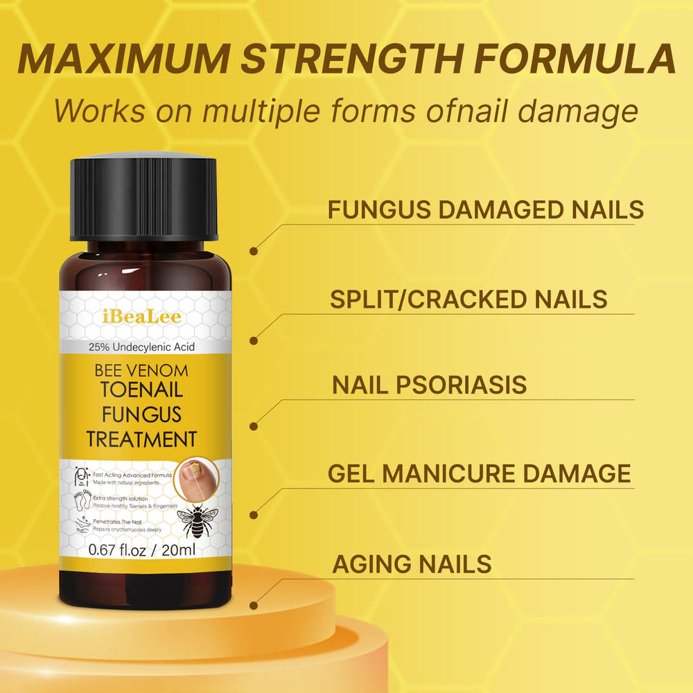 Application scene on nail surface for targeted antifungal care