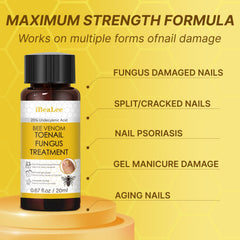 Application scene on nail surface for targeted antifungal care