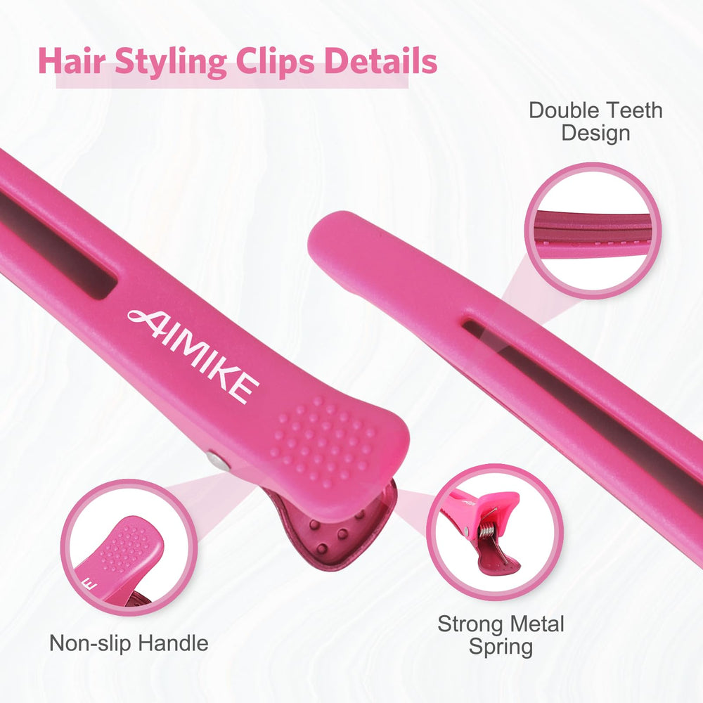 AIMIKE clips with durable ABS top and rust resistant metal bottom