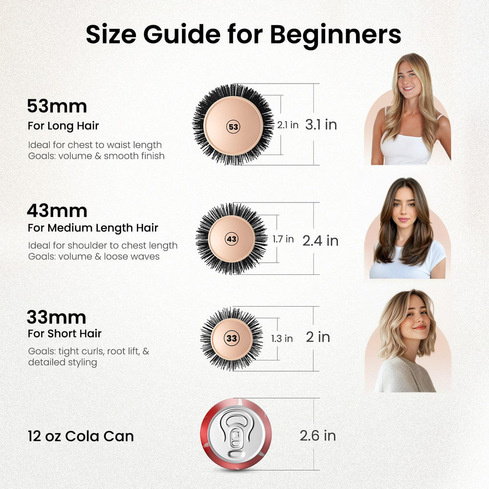 AIMIKE built in section pin end to separate hair precisely during styling