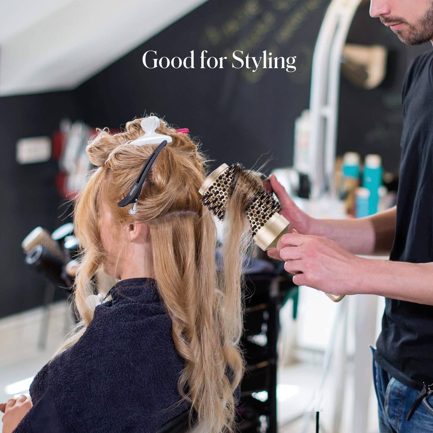 AIMIKE clips leave no trace on hair after removal.