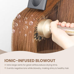 AIMIKE four hair clips keep sections secure for efficient styling.