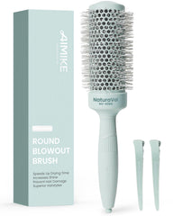 AIMIKE NaturaVol Round Brush showing front design for effective blowouts.