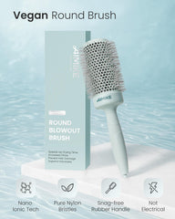 AIMIKE NaturaVol round brush with nano ceramic and ionic tech for smoother flyaways