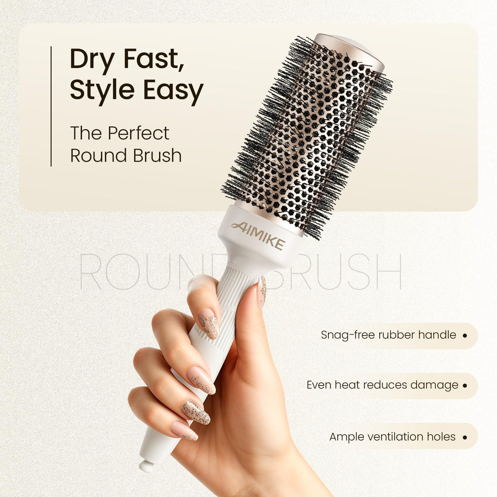 AIMIKE NaturaVol ideal for shoulder-length hair, delivering volume and a salon-ready finish