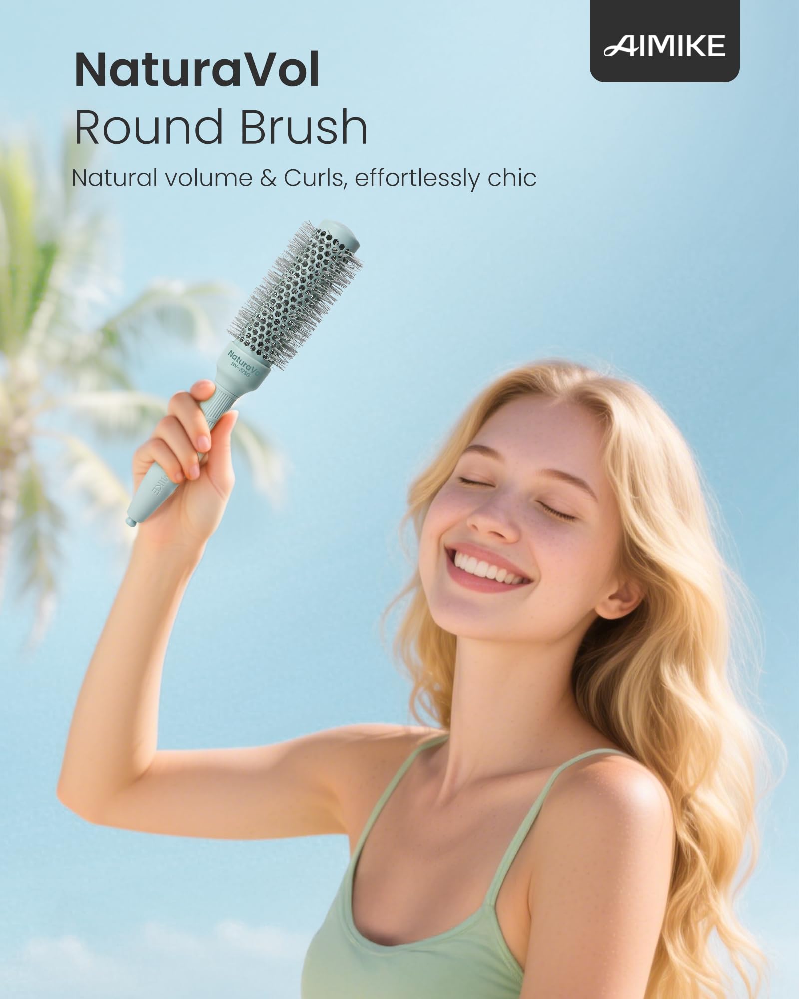 AIMIKE NaturaVol boosts volume and shine for salon-like results at home.