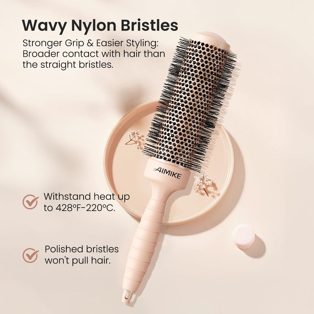 AIMIKE built-in section pin helps separate hair with precision while blow drying.