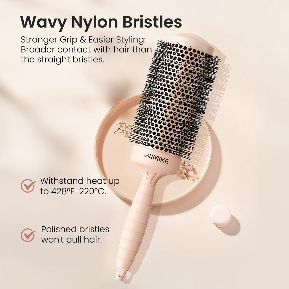 AIMIKE built-in section pin helps precise hair separation while drying.