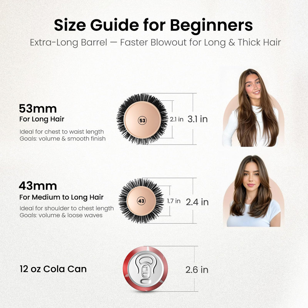 AIMIKE faster-drying-barrel-technology accelerates drying while preserving hair health.