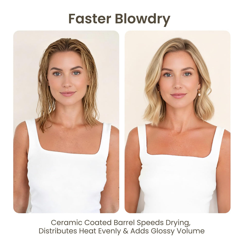 AIMIKE round brush suited for short hair blowouts and styling.