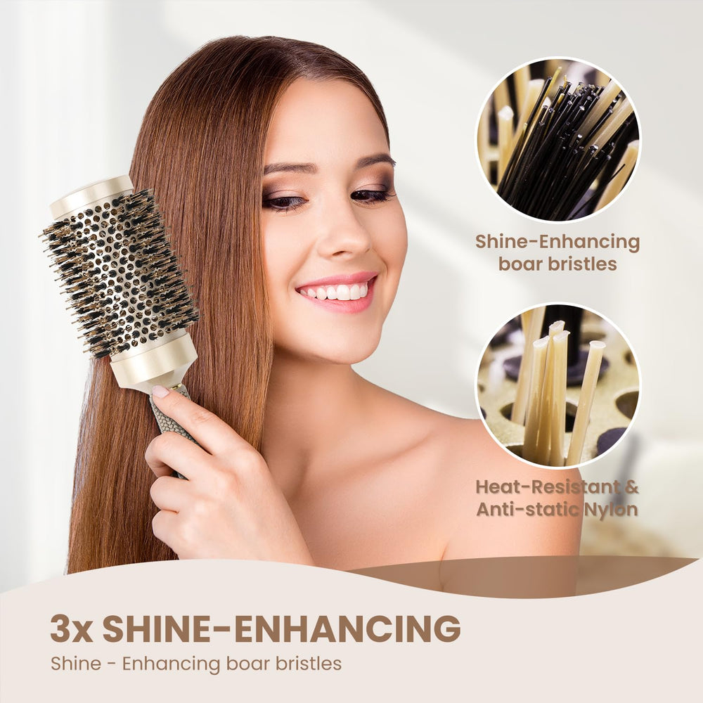 AIMIKE tail comb included for precise sectioning and smoother blow-dry prep.