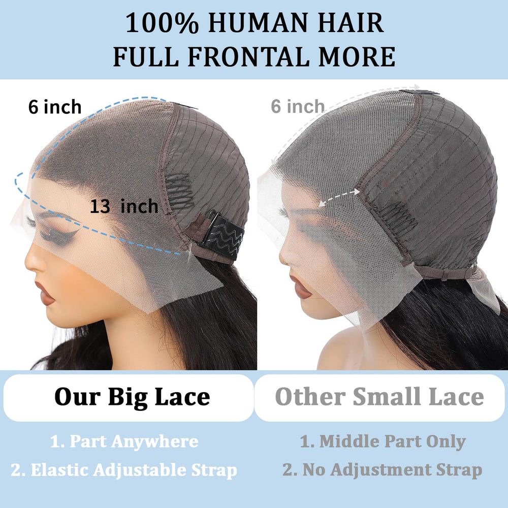 Aimqueen pre-plucked hairline image shows natural baby hairs for easy styling