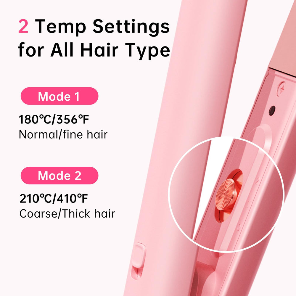 AIMSEE fast heat-up in 30 seconds for quick touch-ups.
