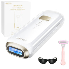 AIMTER laser hair removal device front view for convenient at-home use.