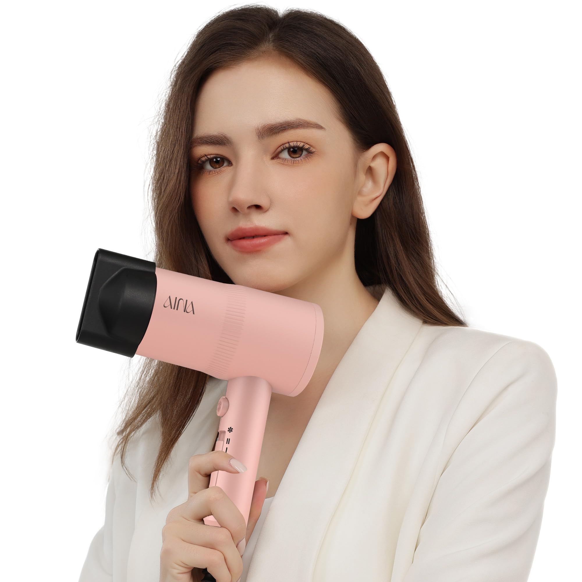 AINA hair dryer attachments concentrator and diffuser tailor precision styling.