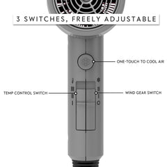 Aina hair dryer concentrator attachment delivers precise styling and airflow control.