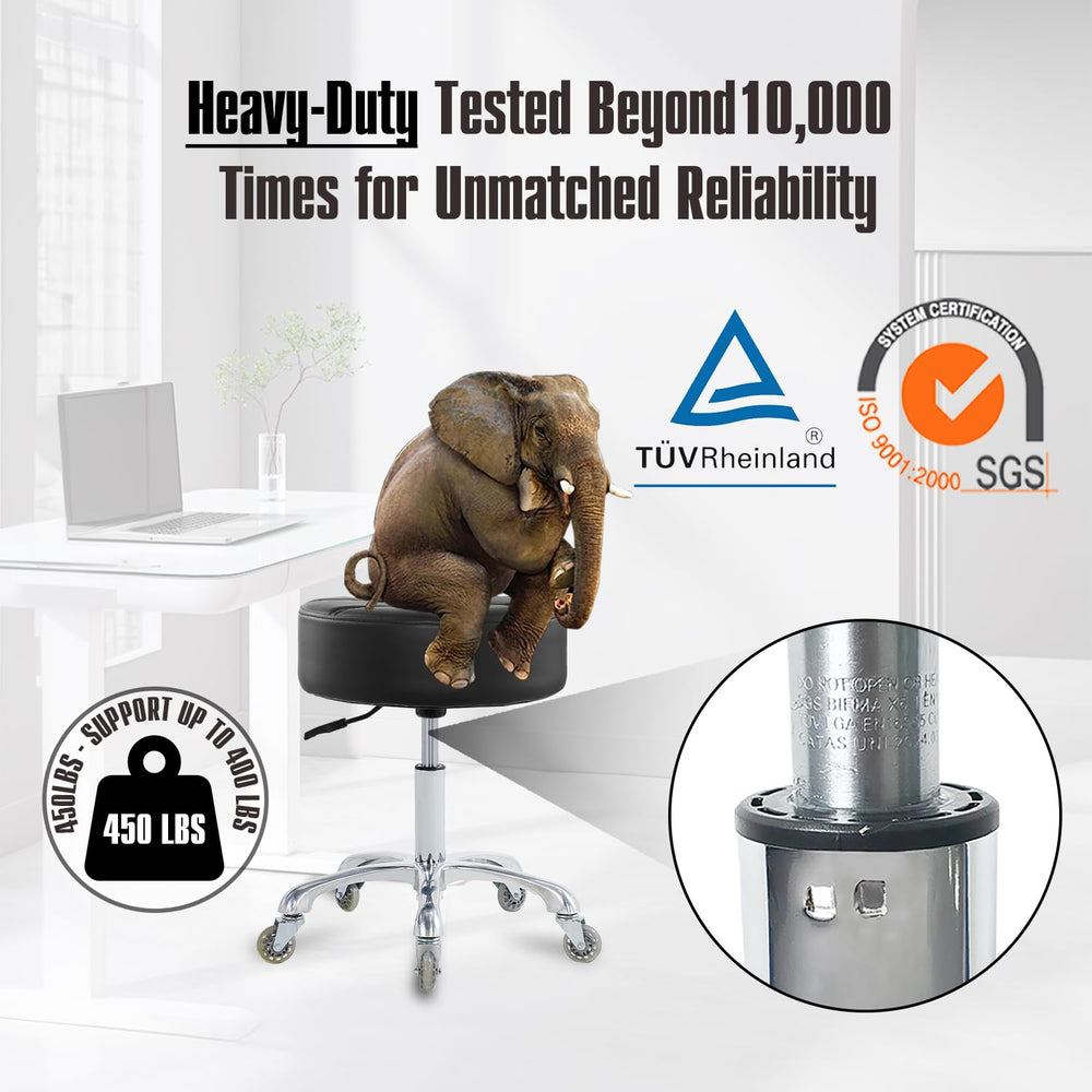 Ainilaily rolling stool quick-assembly with tool-free setup in minutes.