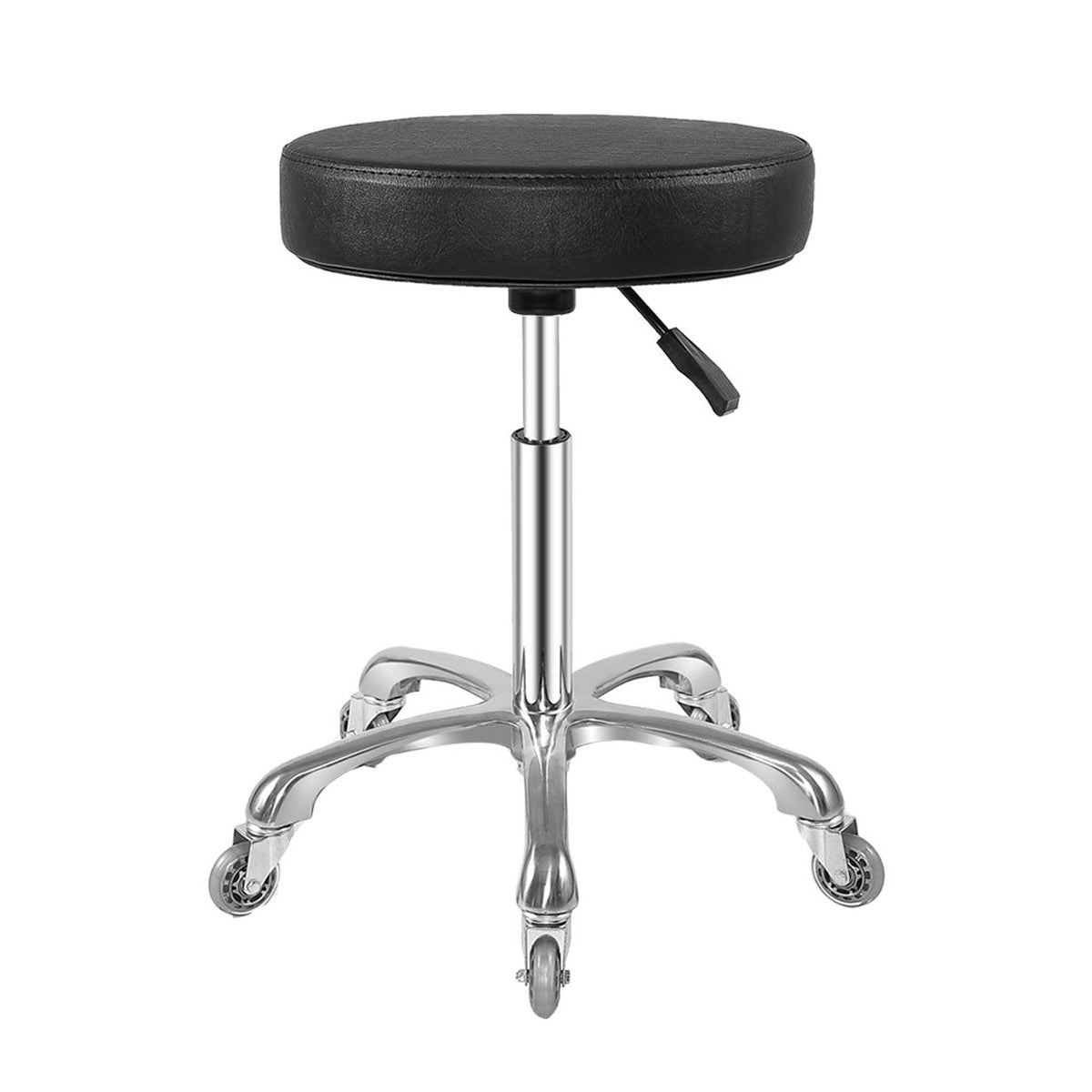 Ainilaily rolling stool seat 14.2-inch offers plush comfort for extended use.