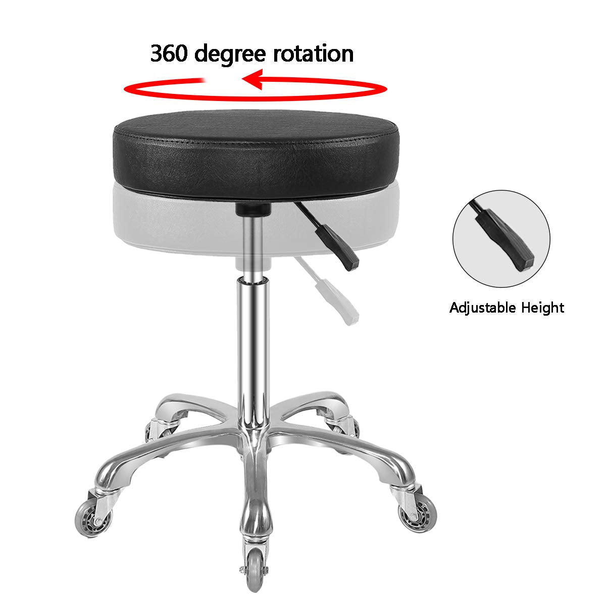 Ainilaily workspace-ready stool in a shop or studio setting.