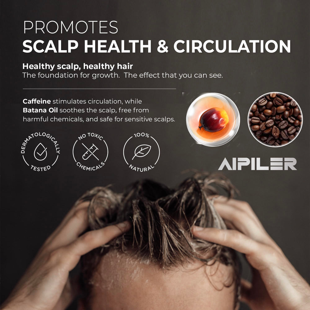 AIPILER Batana Oil on curly hair after shower for definition and moisture.
