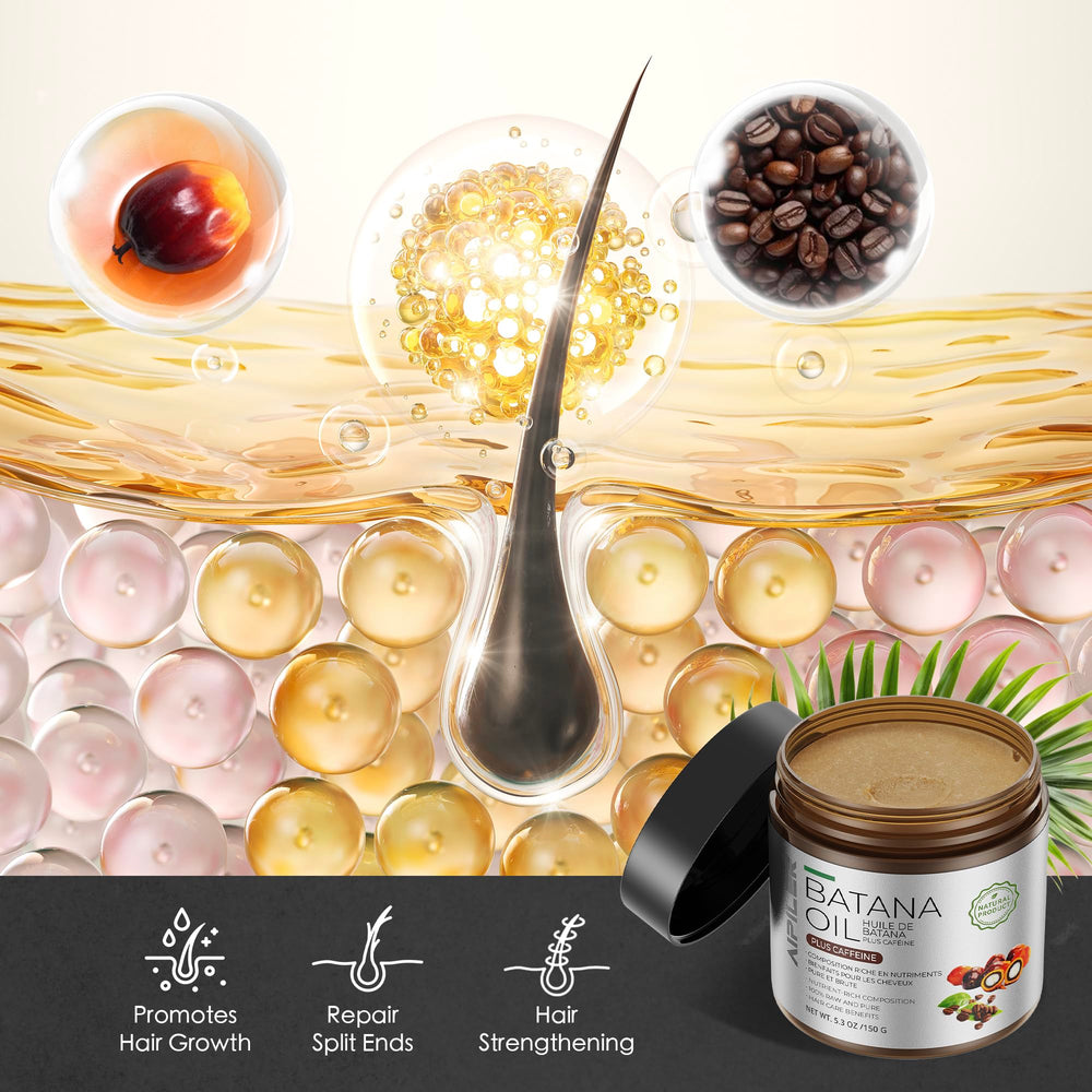 AIPILER Batana Oil on vanity ready for daily pre or post-shower routine.