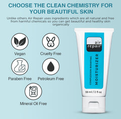 Air Repair Skincare Complexion Moisturizer with rosehip oil nourishes dry skin.