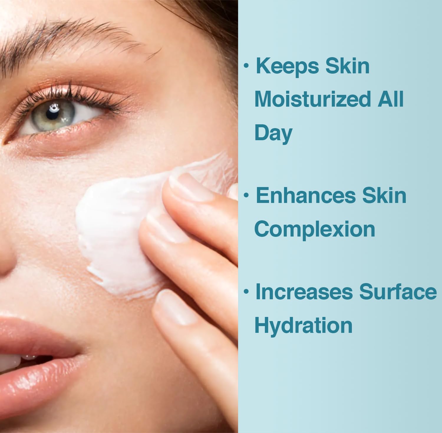 Air Repair Skincare Complexion Moisturizer texture swirl demonstrates quick-absorbing hydration.