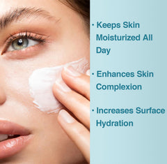 Air Repair Skincare Complexion Moisturizer texture swirl demonstrates quick-absorbing hydration.