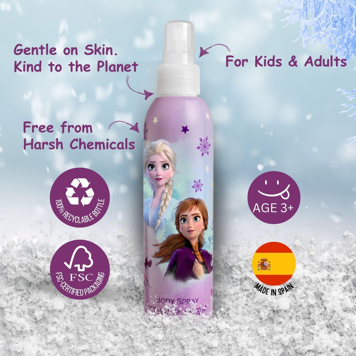 Soft, touchable skin vibe after using Air-Val spray.