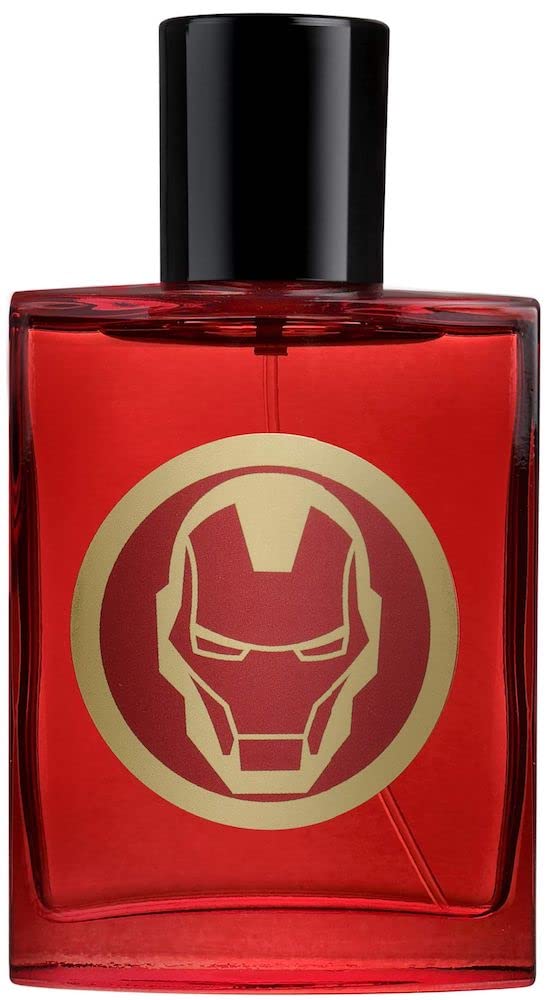Air-Val Marvel Iron Man 34 EDT M packaging box suggests premium gift-ready presentation