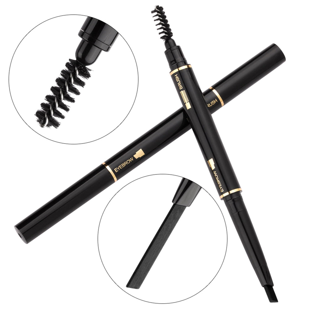 AIRCLE SEILANC Eyebrow Pencil 2 Pack brush end shown for grooming and blending.