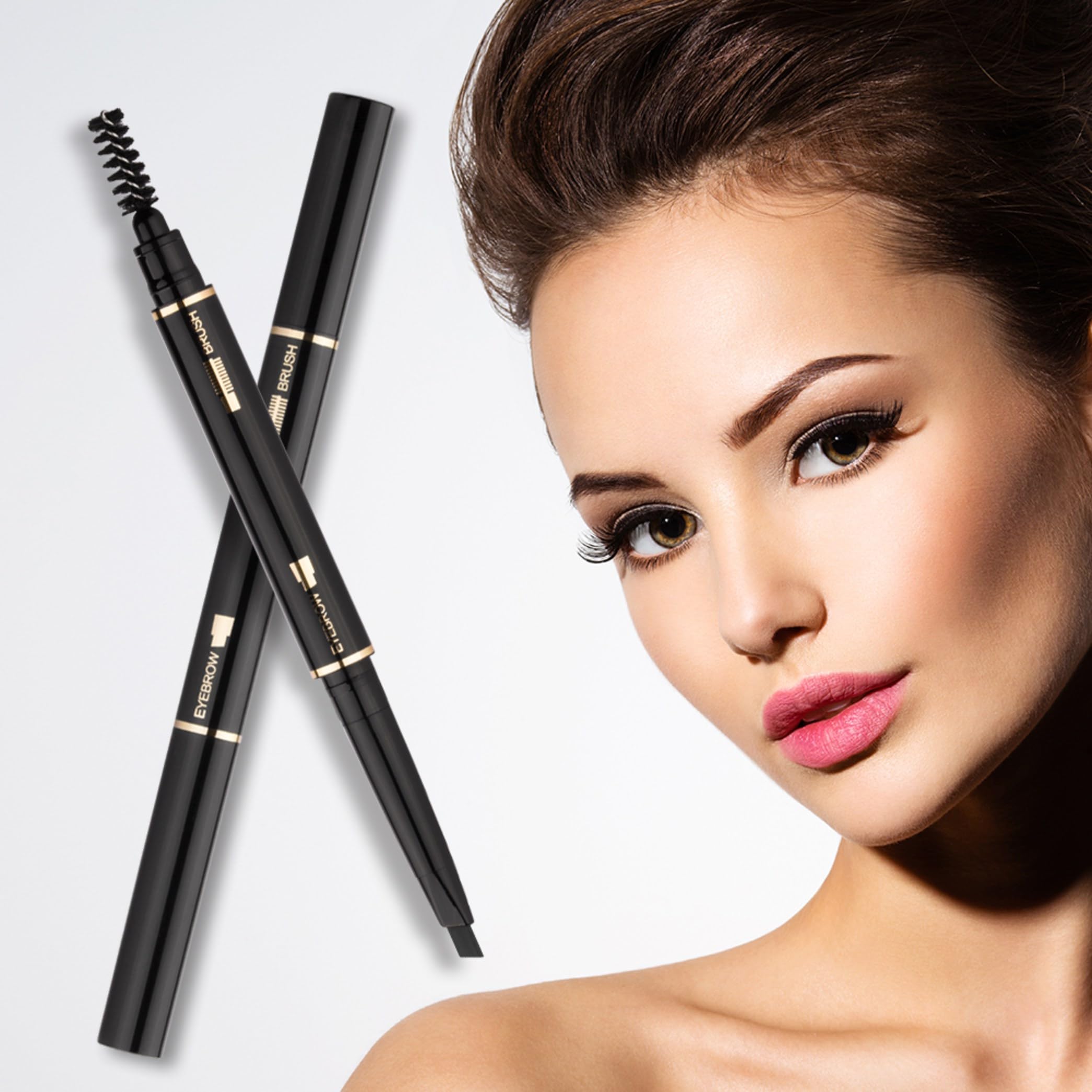 AIRCLE SEILANC Eyebrow Pencil 2 Pack dark brown swatch showing shade option.
