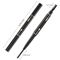 AIRCLE SEILANC Eyebrow Pencil 2 Pack double-head design aiding shaping and blending.