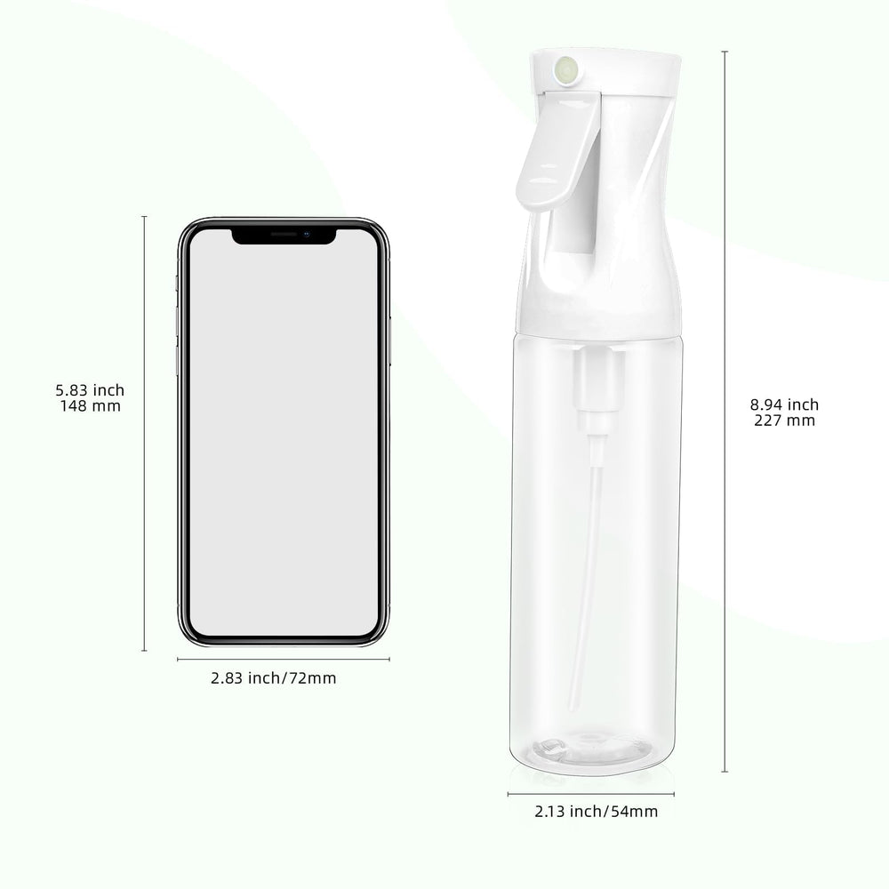 aireza spray bottle for hair styling shows feather light trigger